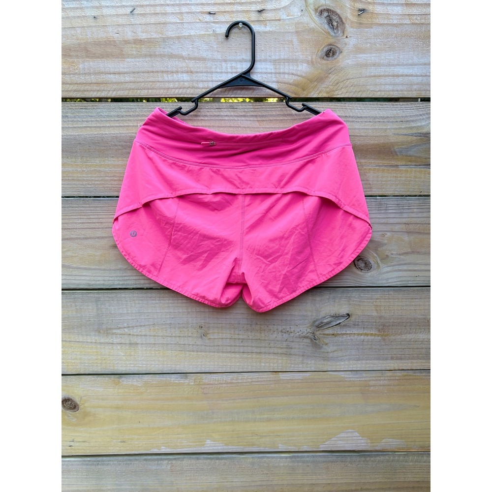Lululemon Speed Up Low Rise Lined Short 2.5 Pink Size 8 Tall Running Athletic